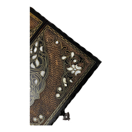 Sedef Kakmalı Deluxe Tavla Seti – Gerçek Sedef İşlemeli Ahşap Tavla 35 cm