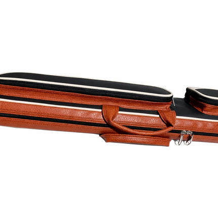 Elegance Bilardo Istaka Taşıma Çantası Deri - 4 Dip ve 8 Şaft Taşıma Kapasitesi